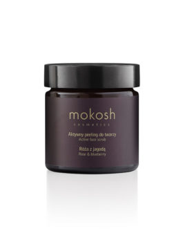 Mokosh – Aktywny peeling do twarzy róża z jagodą 60ml